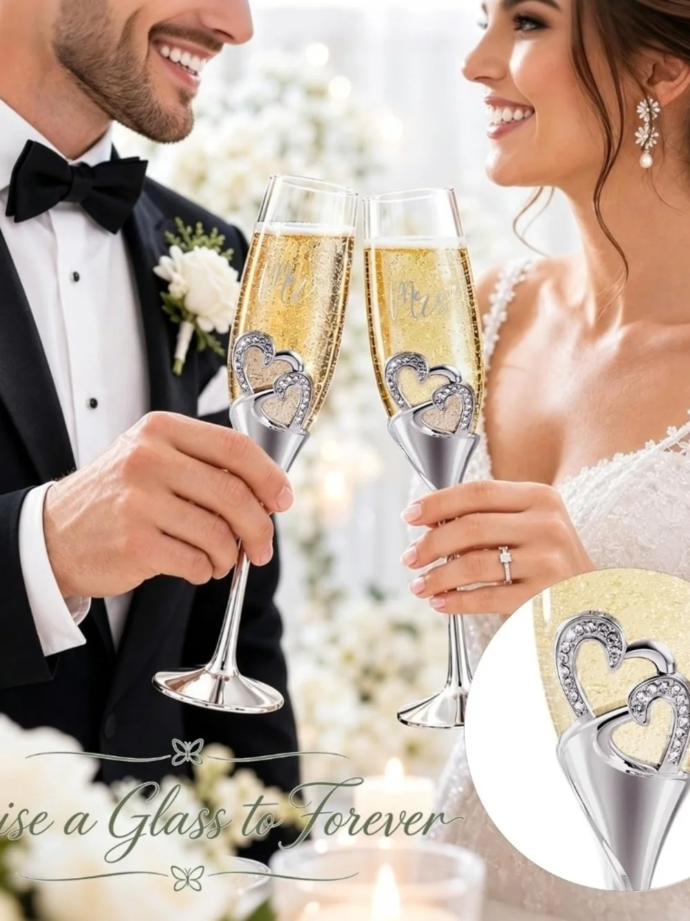 7 Piece Wedding Cake Cutting Set